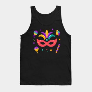 Mardi Gras Theme Tank Top